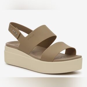 NWT Crocs Brooklyn Wedge